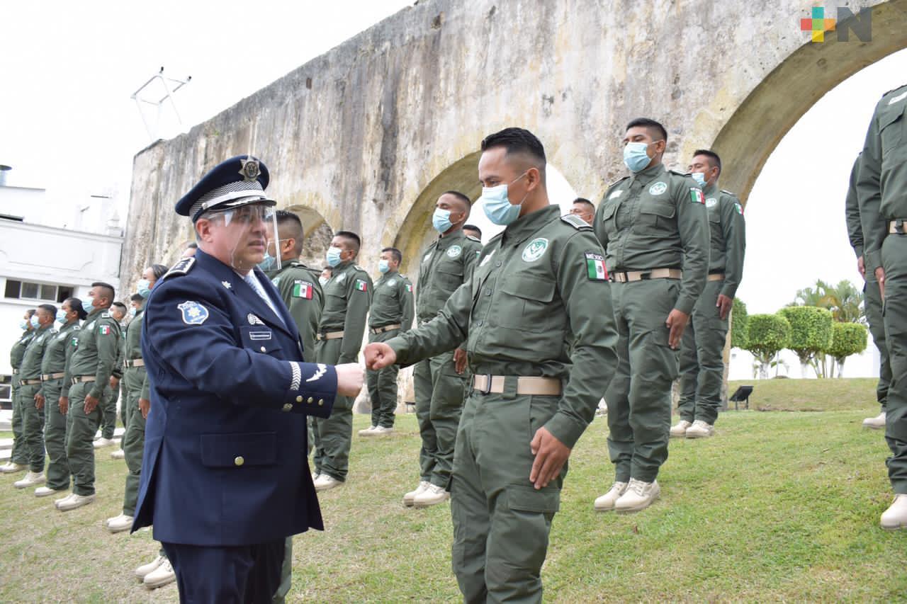 Egresa vigésima novena generación de policías en Veracruz, se sumará a salvaguardar a ciudadanía