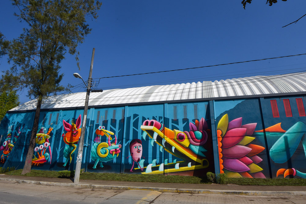 Entregan mural de arte urbano en unidad habitacional Fovissste