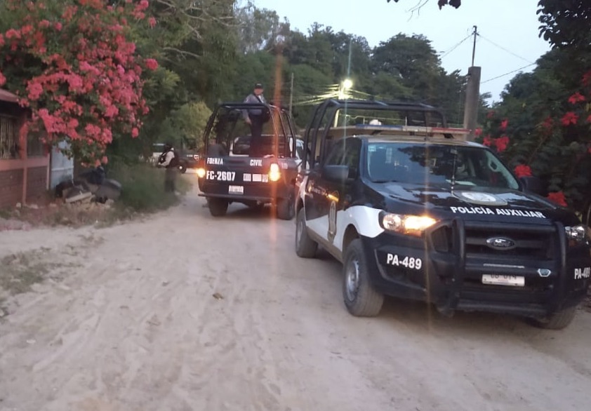 IPAX Álamo en coordinación con las fuerzas del orden, detienen a tres sospechosos por portación ilegal de armas de fuego y sustancias prohibidas.