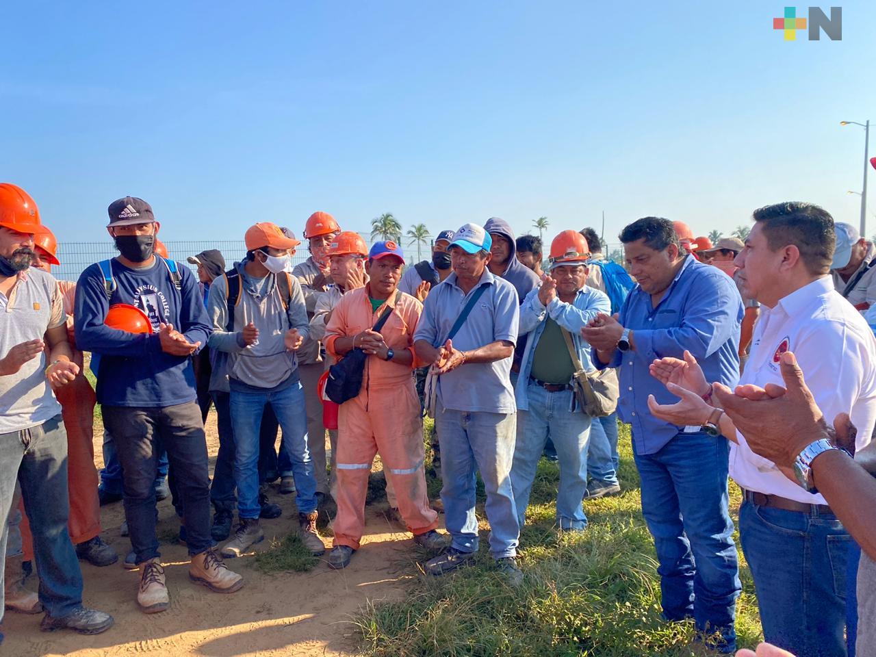 «Brazos caídos» en construcción de la Universidad Bienestar en Villa Allende, piden prestaciones de ley