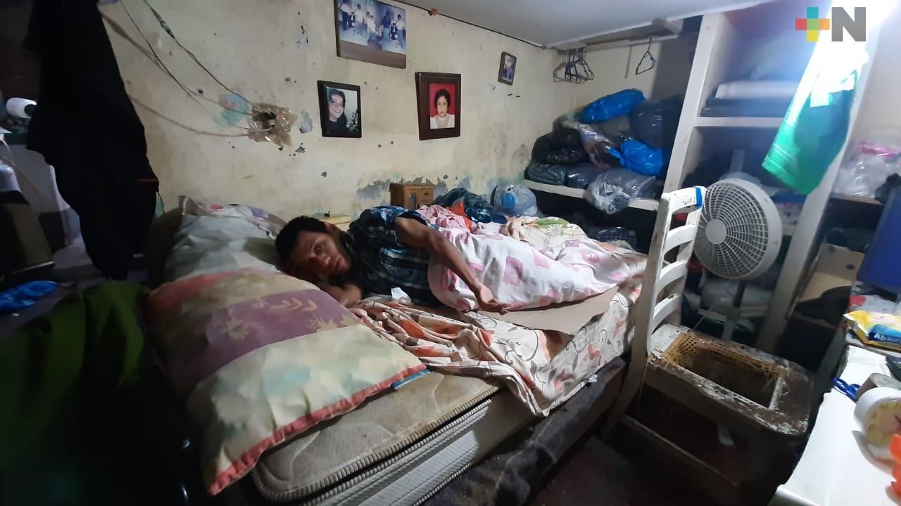 Ángel y su padre tienen discapacidad motriz, necesitan apoyo