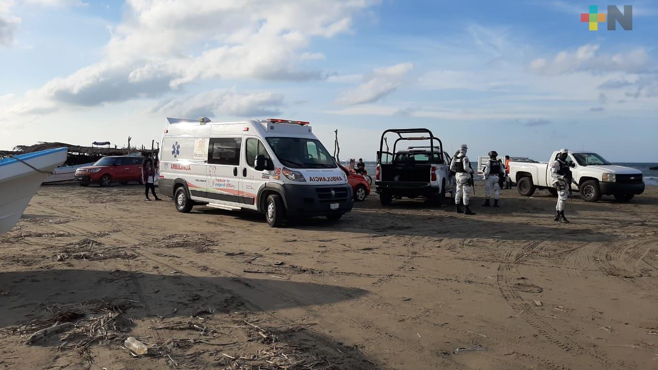 Se ahogan tres hermanos menores de edad en playas de Antón Lizardo