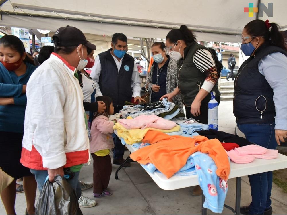 Ayuntamiento de Tantoyuca inicia campaña  «Abriguémonos Juntos»