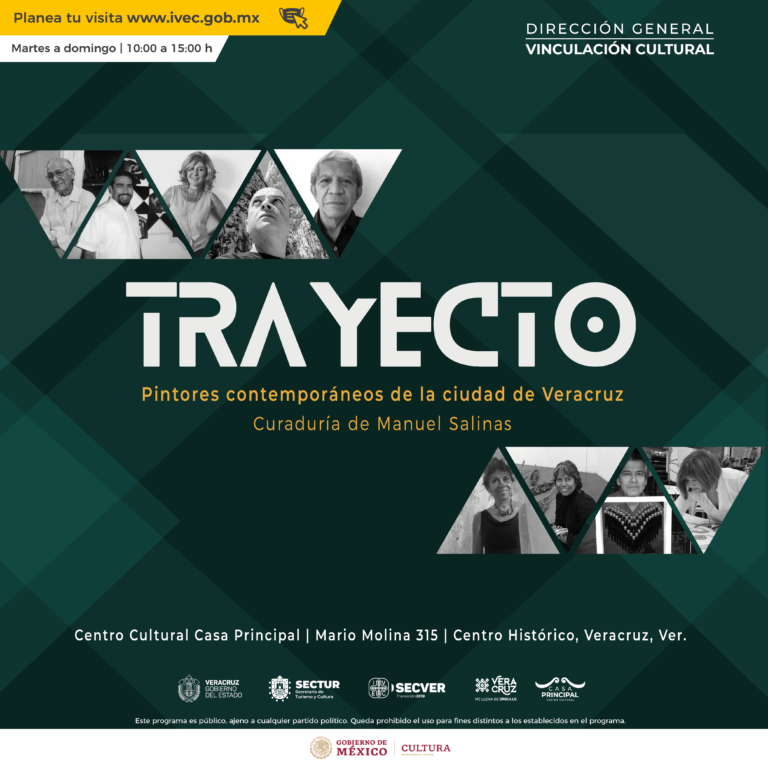 Apertura IVEC la exposición presencial Trayecto. Pintores contemporáneos de la ciudad de Veracruz