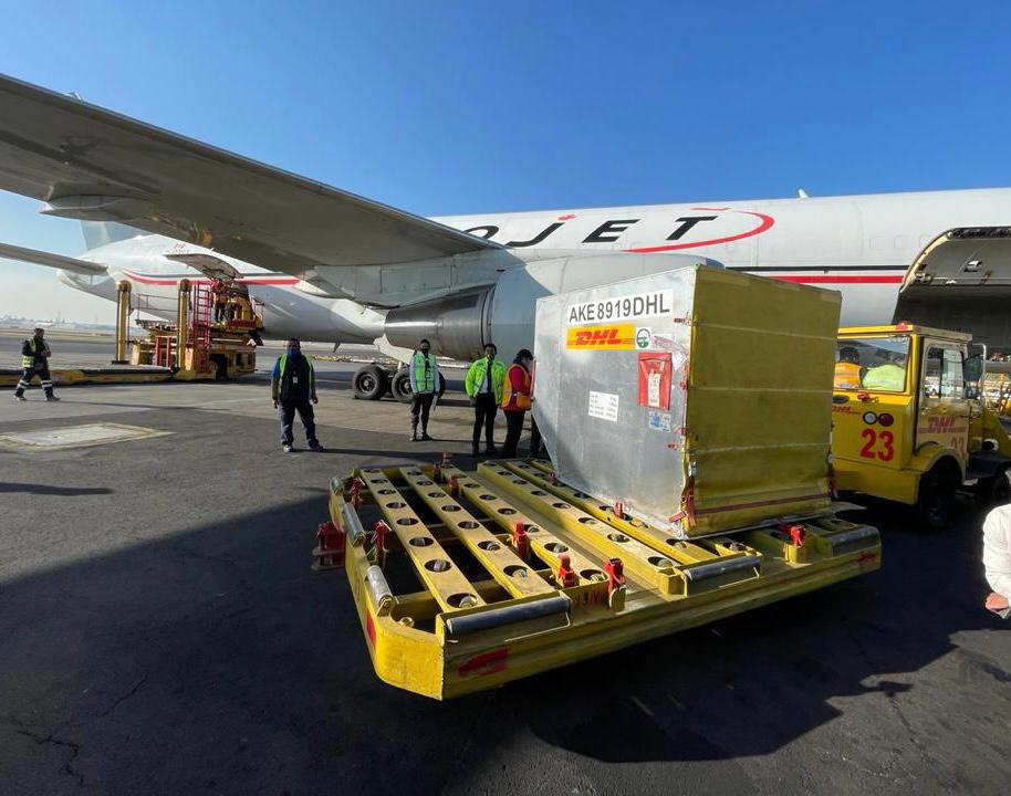 Llegó a México el segundo lote de vacunas anticovid