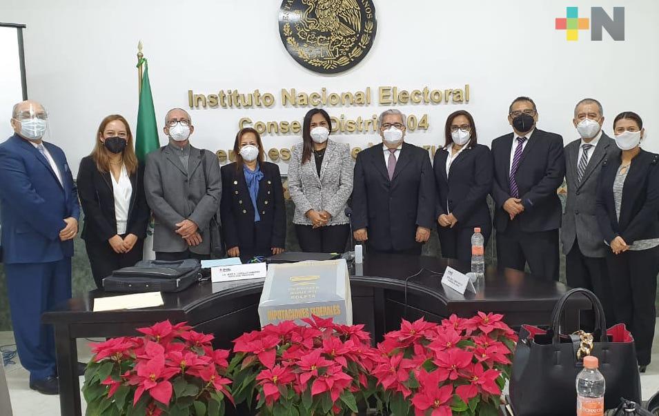 Instalan Consejo Distrital del INE en el puerto de Veracruz