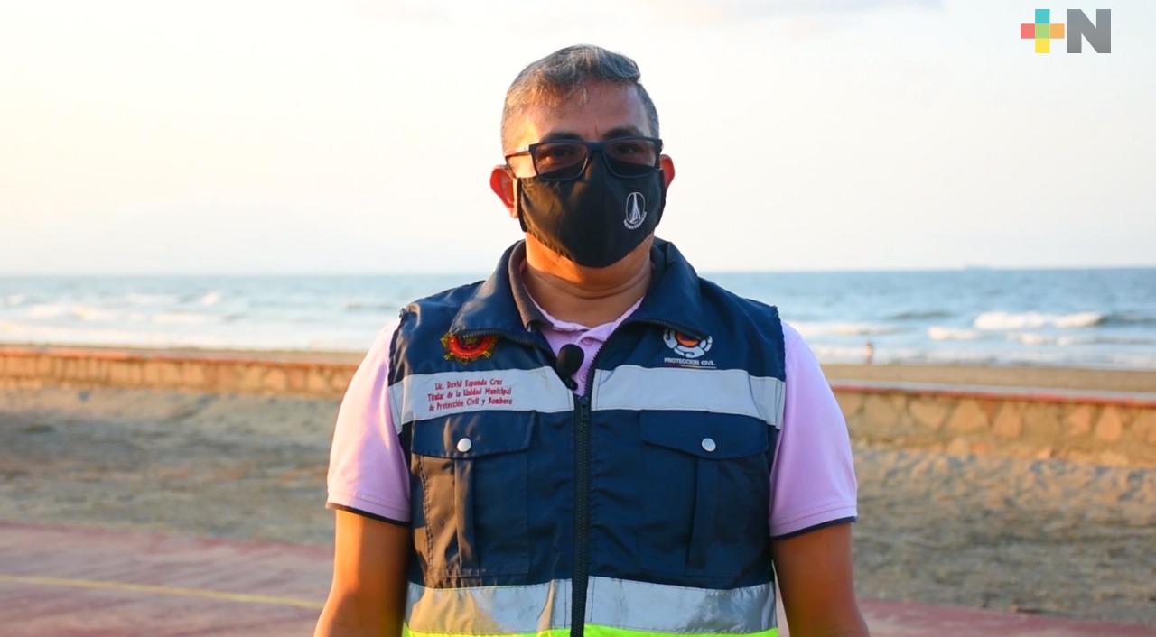 Activan Alerta Gris en el puerto de Coatzacoalcos por Frente Frío 24