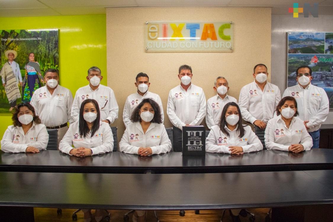 Destaca Plan Anticovid y apoyo de Segob en informe de labores del Ayuntamiento de Ixtaczoquitlán