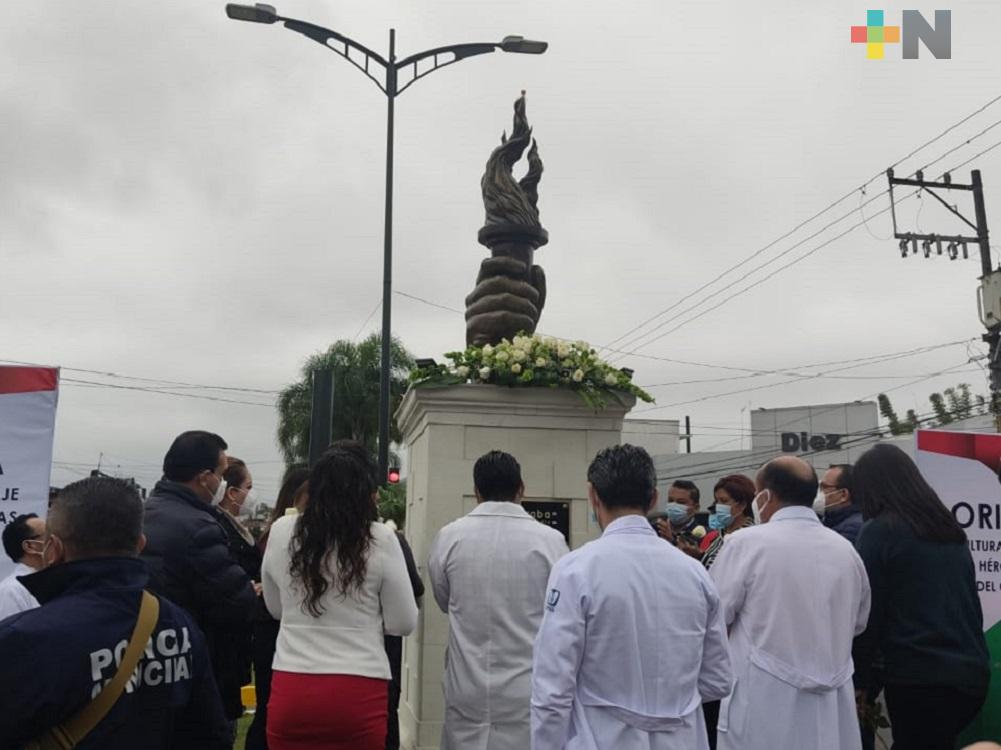 Devela Cabildo de Orizaba monumento en honor a héroes y víctimas de COVID-19