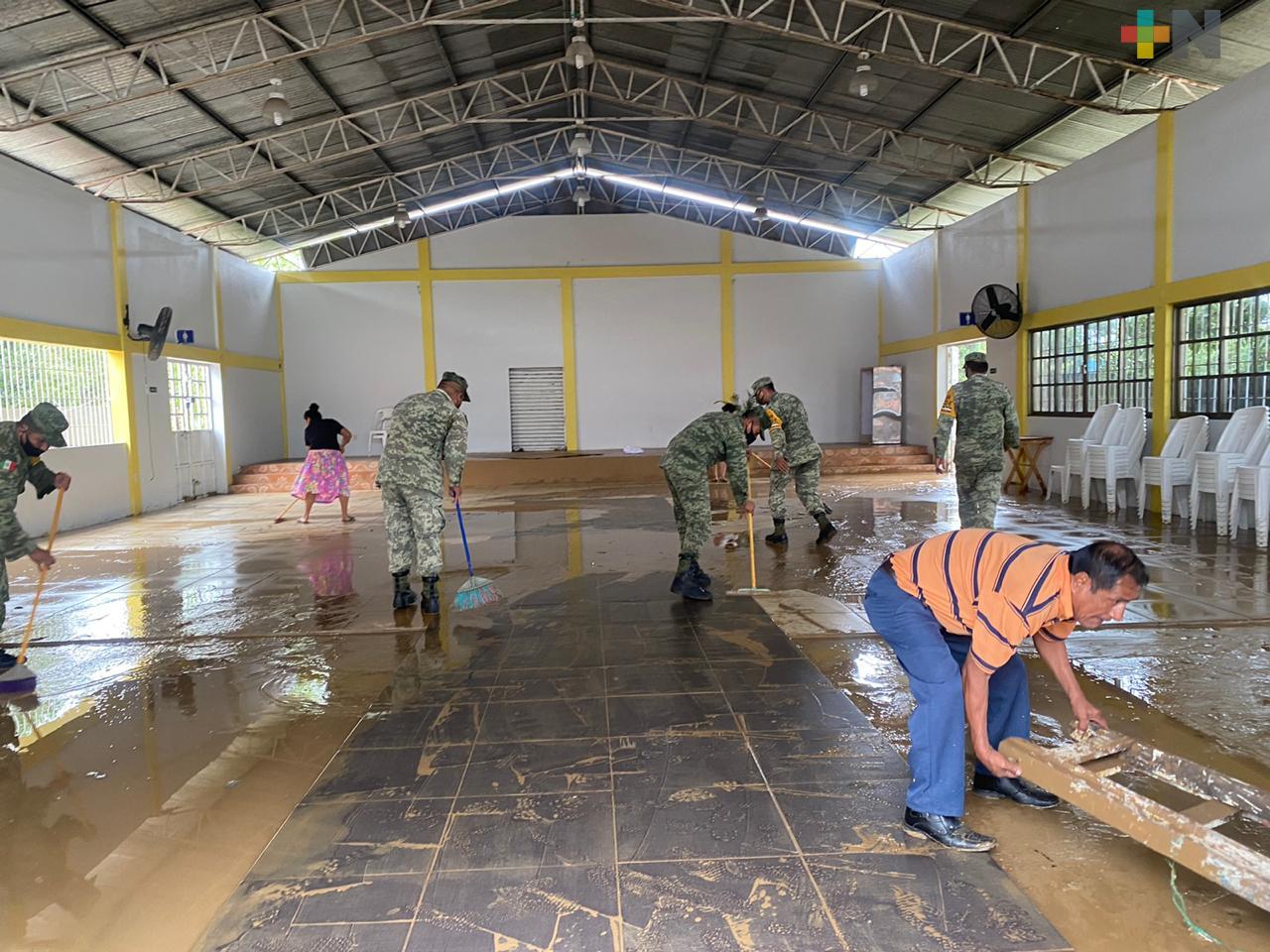 Aplican planes DN-III y Tajín en el municipio de Agua Dulce, al sur de Veracruz