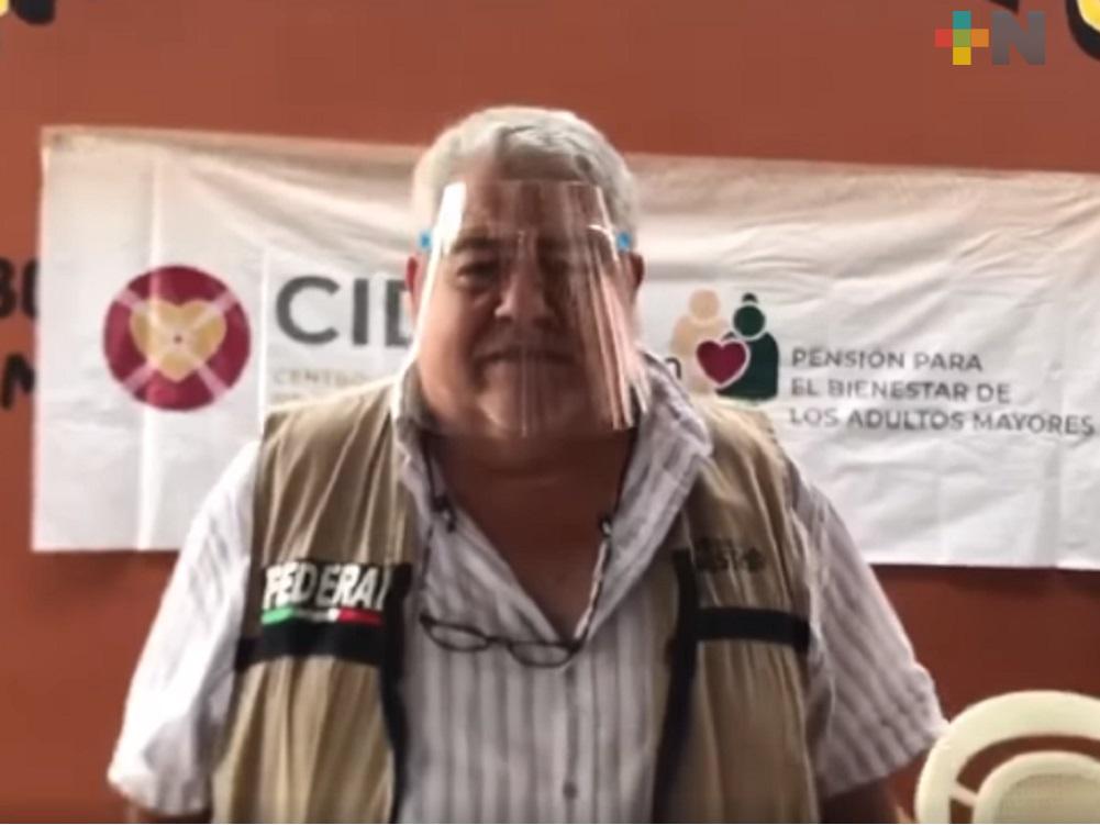 En Veracruz, por concluir entrega de apoyos a personas discapacitadas y de la tercera edad