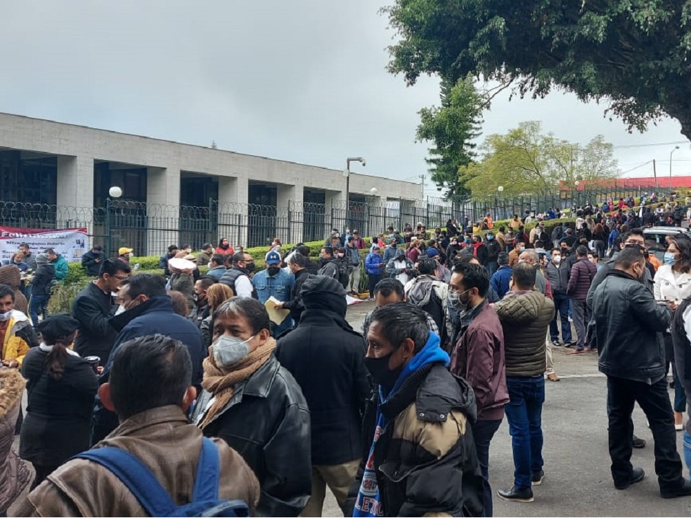 Gobernador de Veracruz exhorta a evitar aglomeraciones durante comparecencias