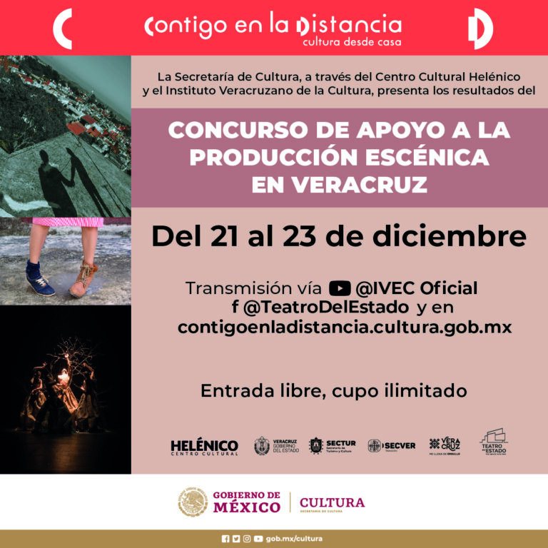 Presentan IVEC y Centro Cultural Helénico el Work in progress del Concurso de Apoyo a la Producción Escénica en Veracruz