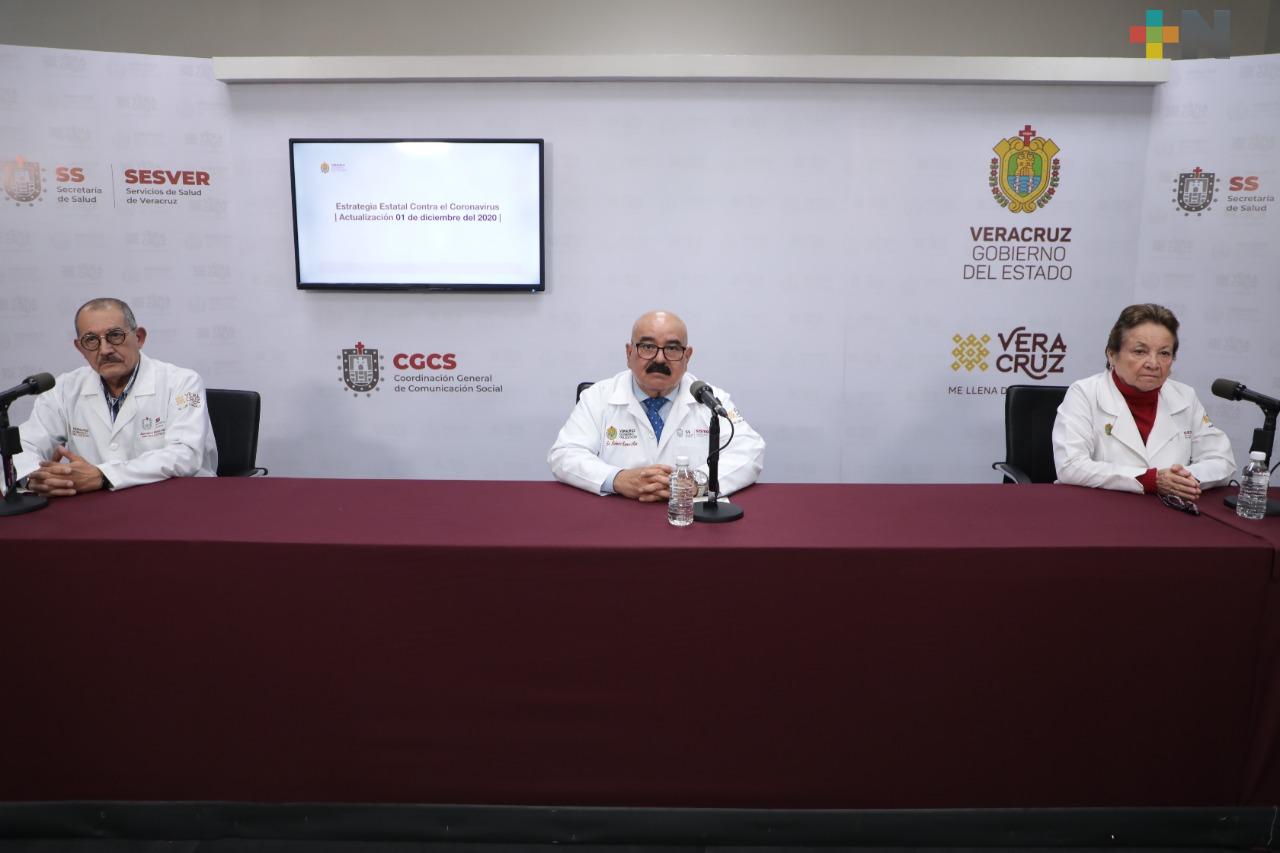 Registra Salud 50 casos nuevos de COVID-19 en Veracruz