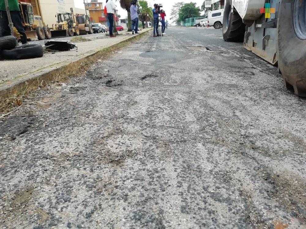 Invertirán 15 mdp para rehabilitar avenida Universidad de Coatzacoalcos