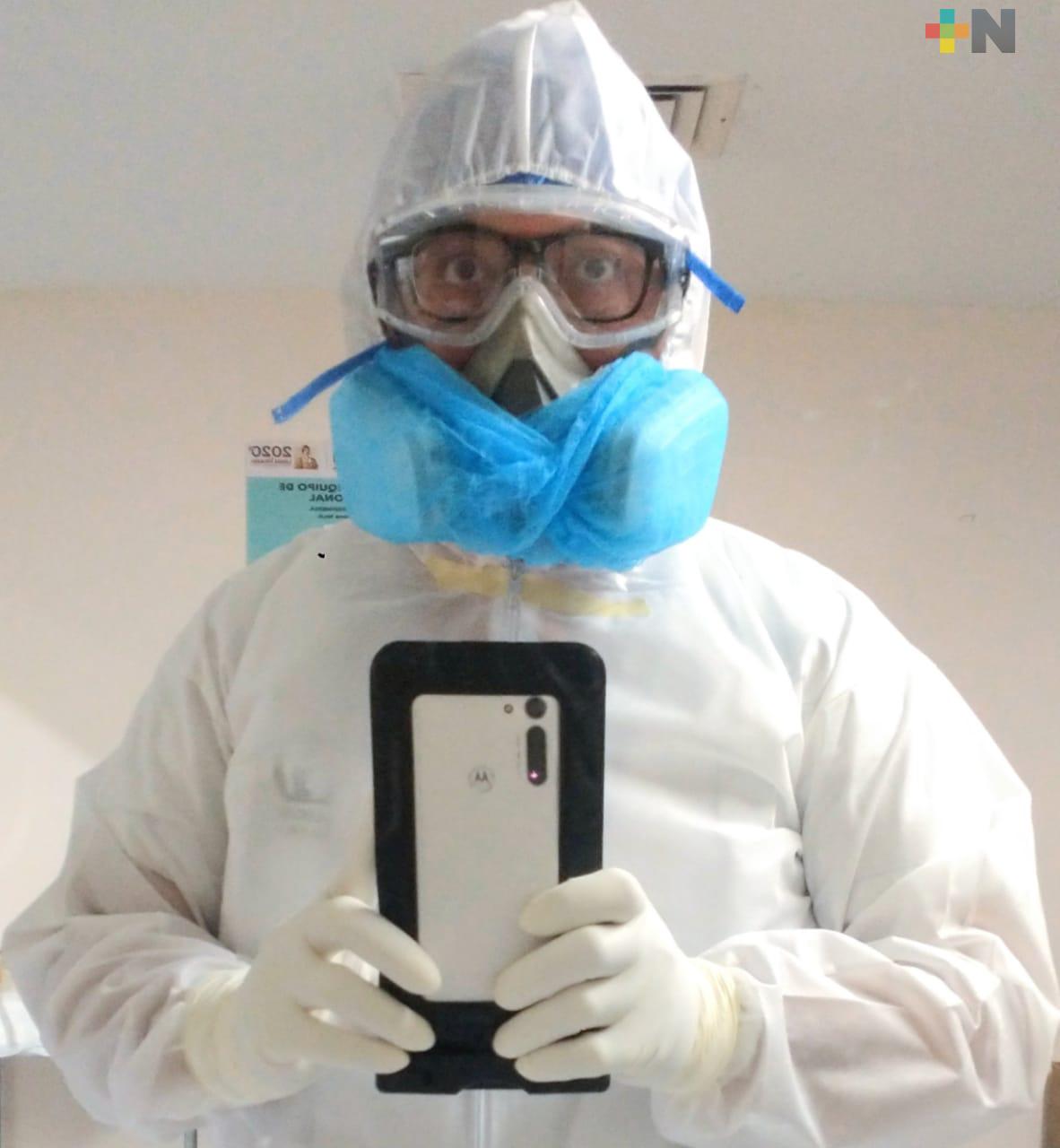 Veracruzano se sumó a la atención de la pandemia en Chihuahua