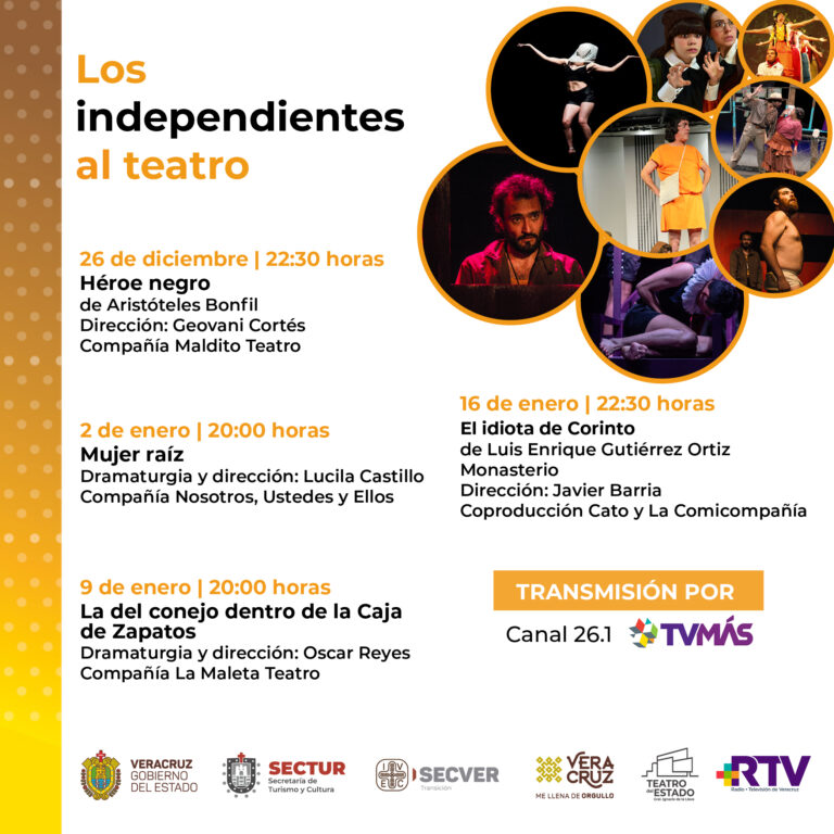 IVEC y RTV presentan el programa especial “Los Independientes al Teatro”