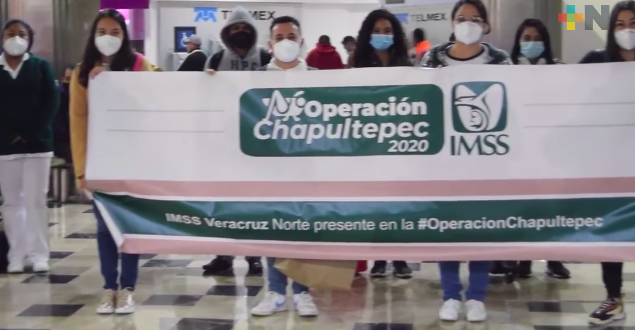Personal del IMSS Veracruz Norte se sigue sumando a la Operación Chapultepec