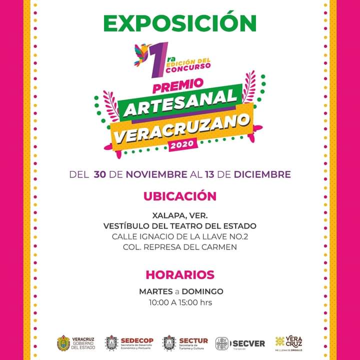 IVEC da a conocer a ganadores del Primer Premio Anual Artesanal Veracruzano 2020