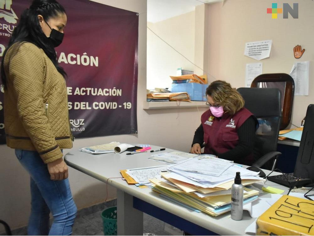 Registro Civil de Tantoyuca supera los 100 usuarios por día