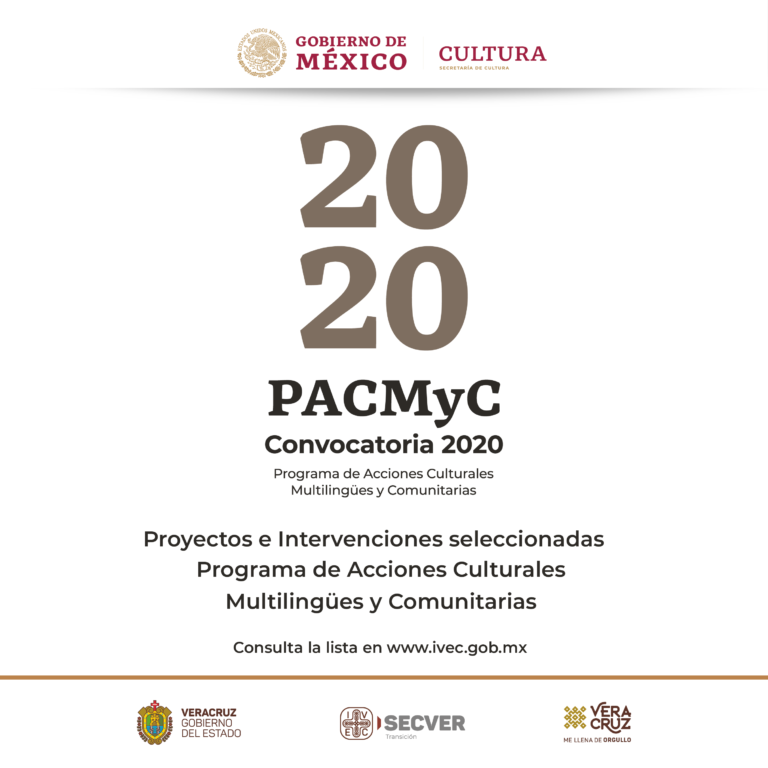 Emite IVEC la lista de proyectos seleccionados de la Convocatoria PACMyC 2020