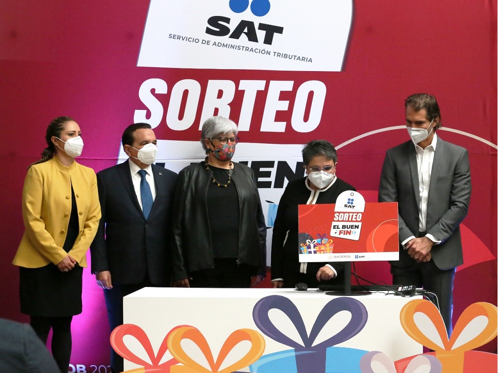 SAT prepara sorteo del Buen Fin