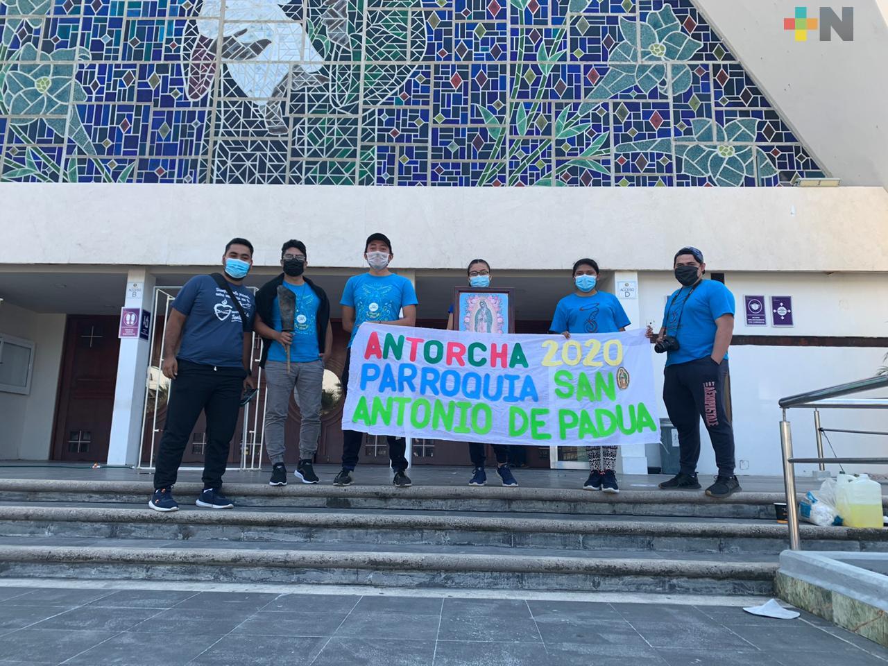 Pese a exhortos, llegan peregrinos de Tabasco a Catedral de San José en Coatzacoalcos