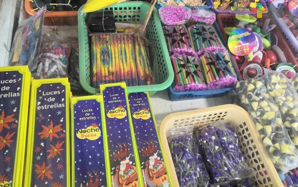 Realizarán operativos para detectar venta clandestina de pirotecnia en Xalapa