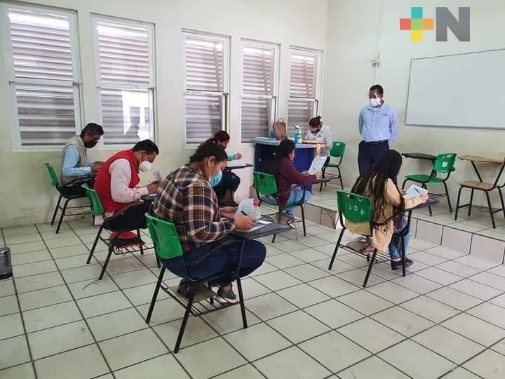 INE realiza examen de capacitadores electorales