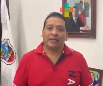 Presidente municipal agradece al gobernador Cuitláhuac García su apoyo en el progreso de Catemaco