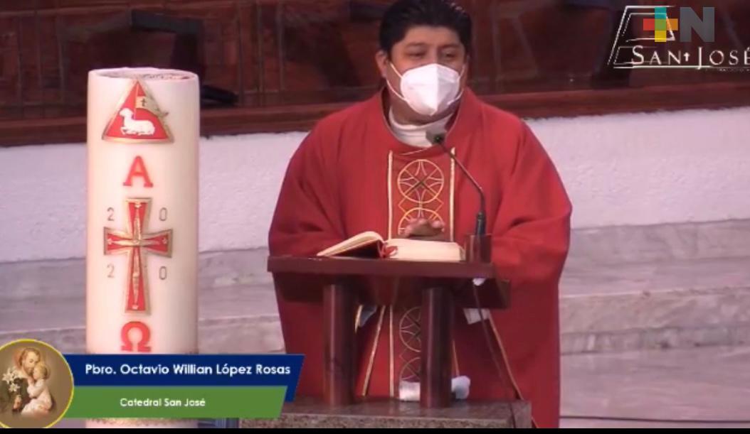 Defender la vida de los  inocentes, pide presbítero