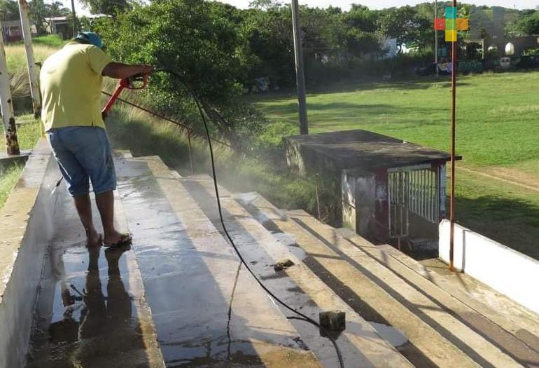 En 10 colonias de Coatzacoalcos se han rehabilitado espacios públicos