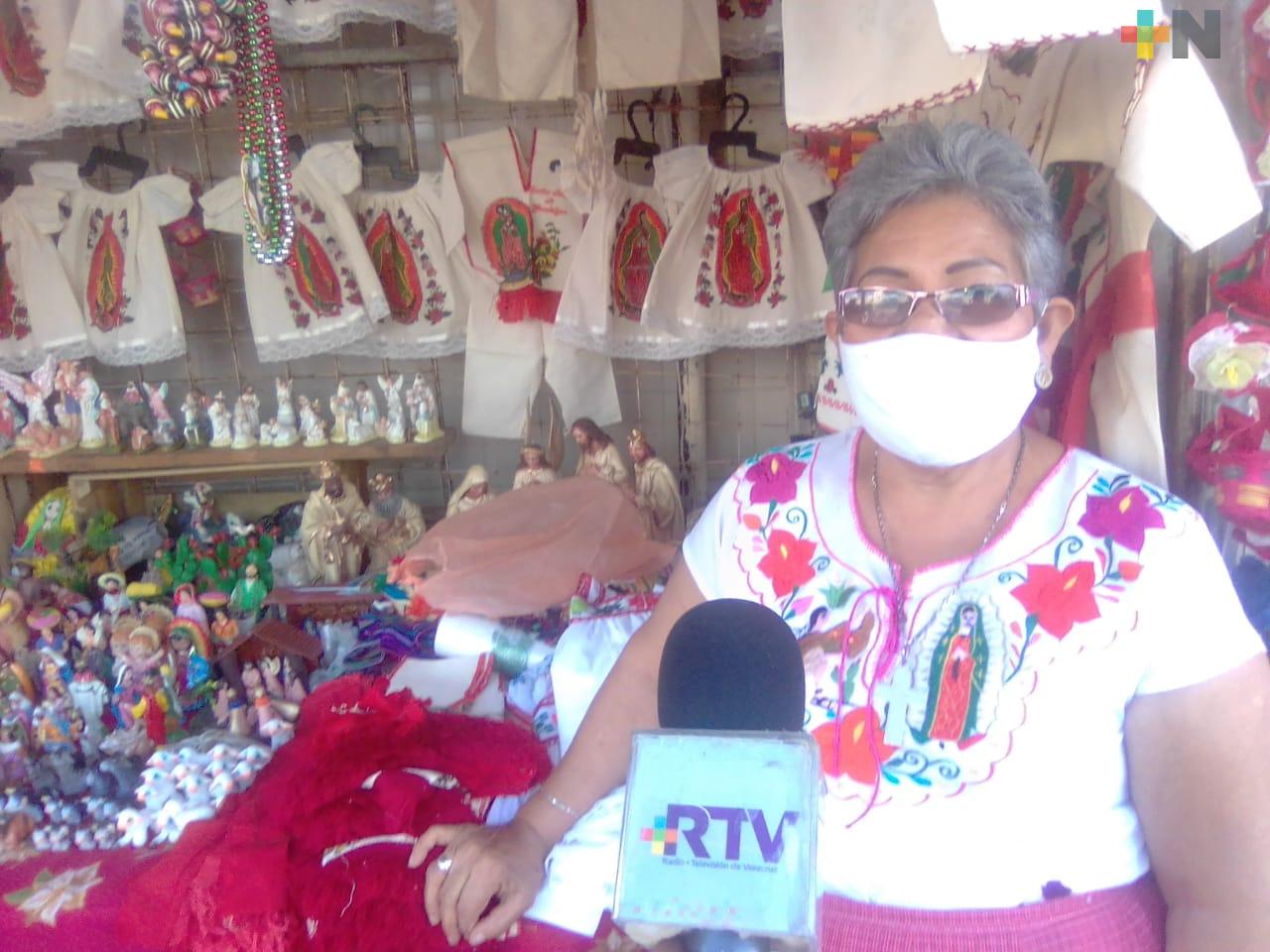 Estables las ventas de trajes típicos del 12 de diciembre en puerto de Veracruz