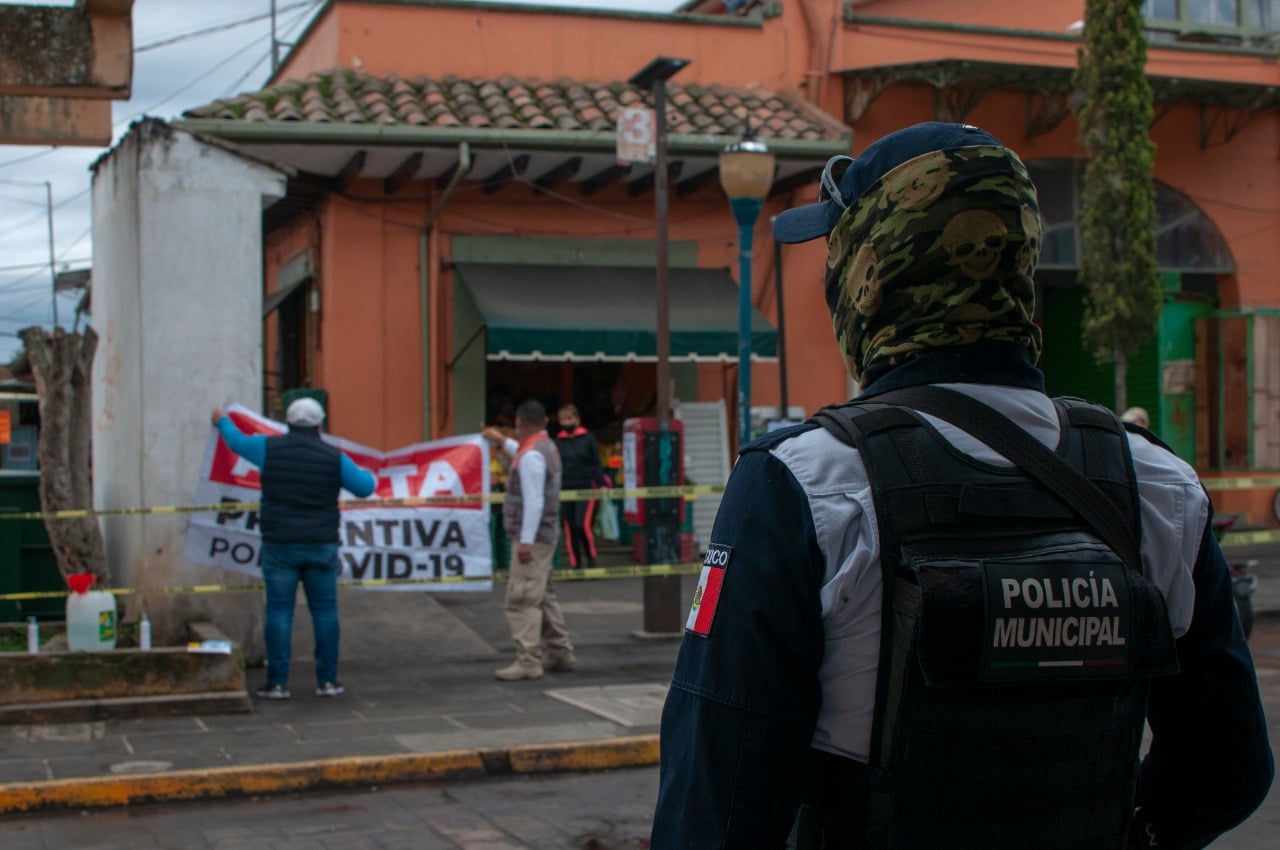 Cierran accesos principales al centro del Pueblo Mágico de Coatepec
