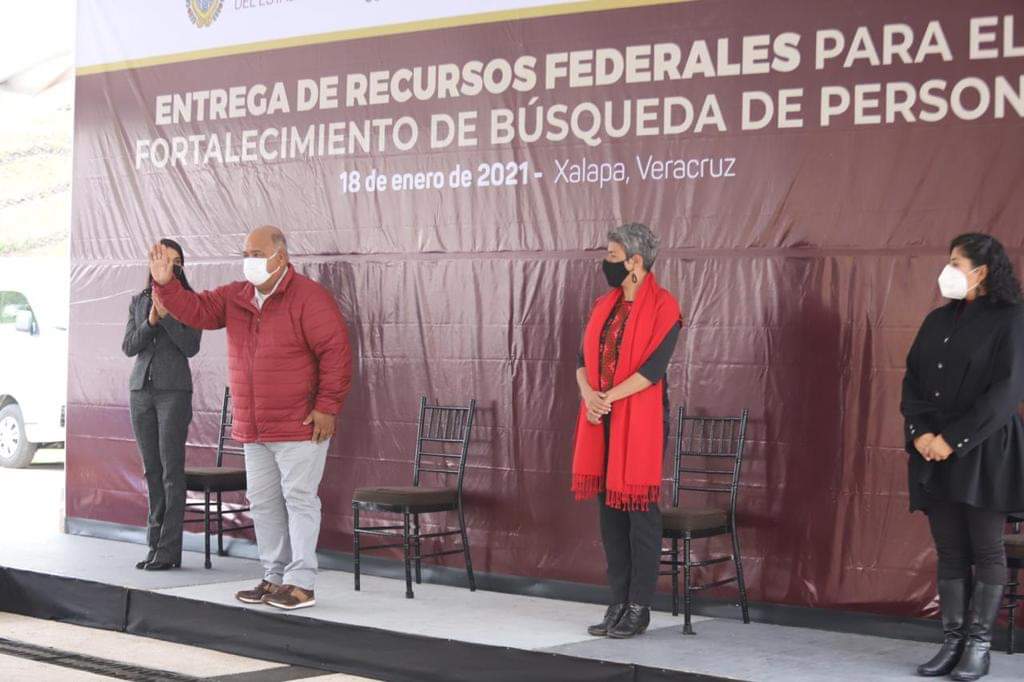 Encabezó Eric Cisneros entrega de recursos para el fortalecimiento de búsqueda de personas en Veracruz