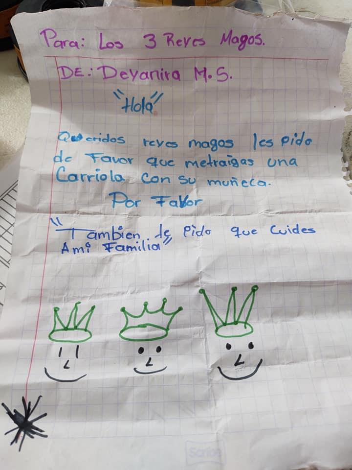 Buscan a niña, cuya carta de Reyes llegó a Complejo Petroquímico Cangrejera de Coatzacoalcos