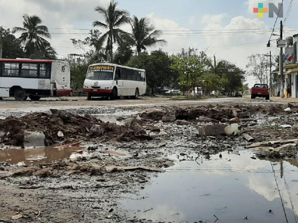 Colonia de congregación Tejería, en pésimas condiciones