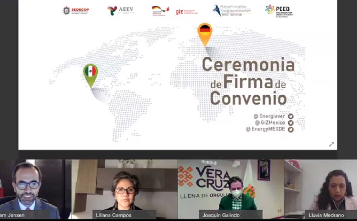 Consolida Veracruz convenio con agencia energética alemana