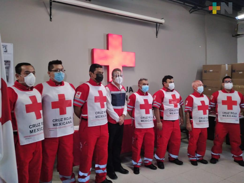 Cruz Roja delegación Veracruz registró drástico incremento en traslados de pacientes Covid