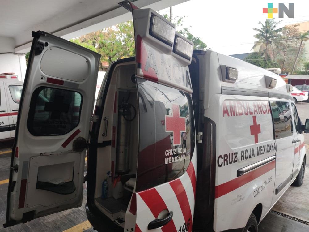 Cruz Roja en Coatzacoalcos aumentó traslado de pacientes sospechosos o positivos de Covid