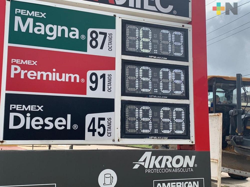 En Coatzacoalcos, gasolina Premium supera la barrera de los 19 pesos