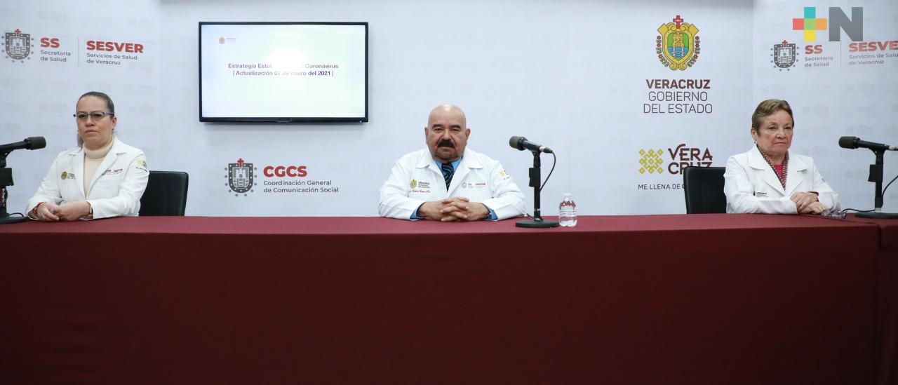Registra Salud 82 casos nuevos  de COVID-19 en Veracruz