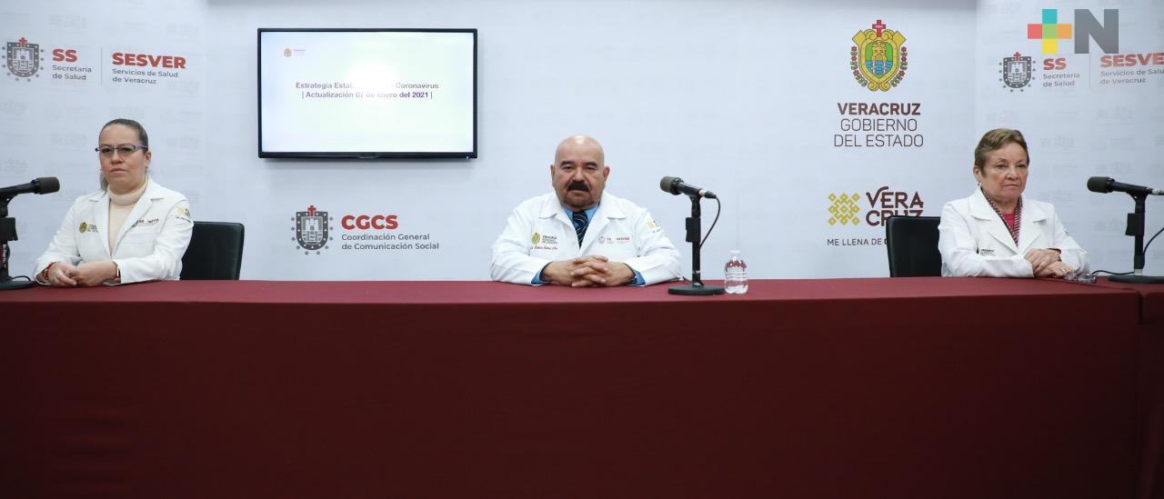 Registra Salud 82 casos nuevos de COVID-19 en Veracruz