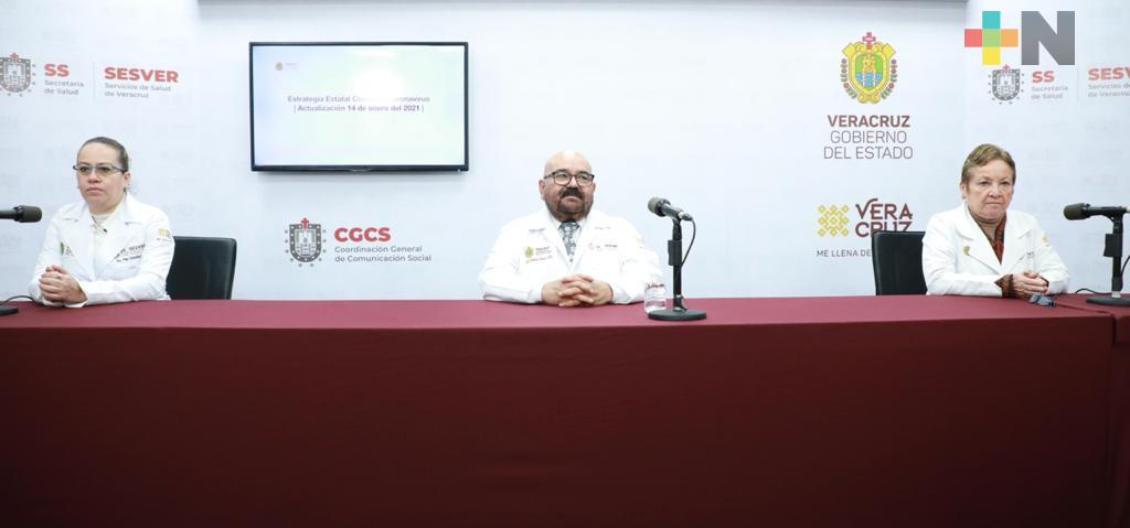 Se registran 287 casos nuevos de COVID-19 en Veracruz