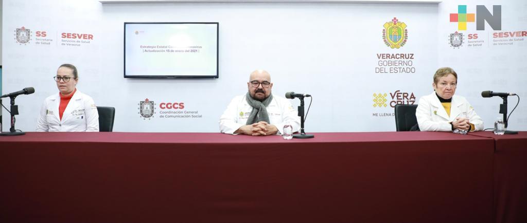 Se registran 343 casos nuevos de COVID-19 en Veracruz