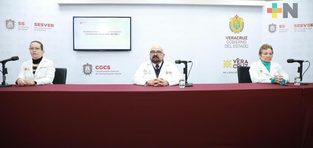 Se registran 268 casos nuevos de COVID-19 en Veracruz