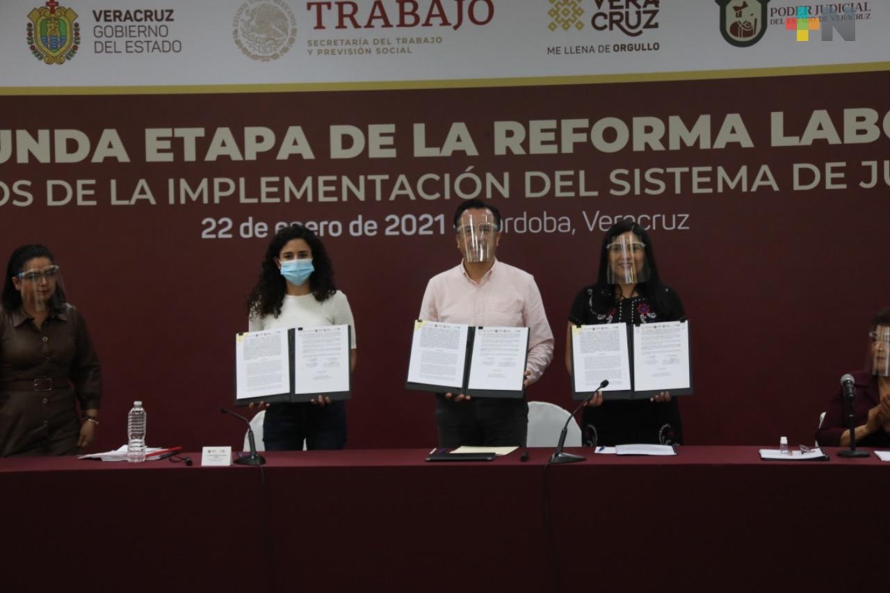 En marcha, segunda etapa de implementación de la Reforma Laboral en Veracruz