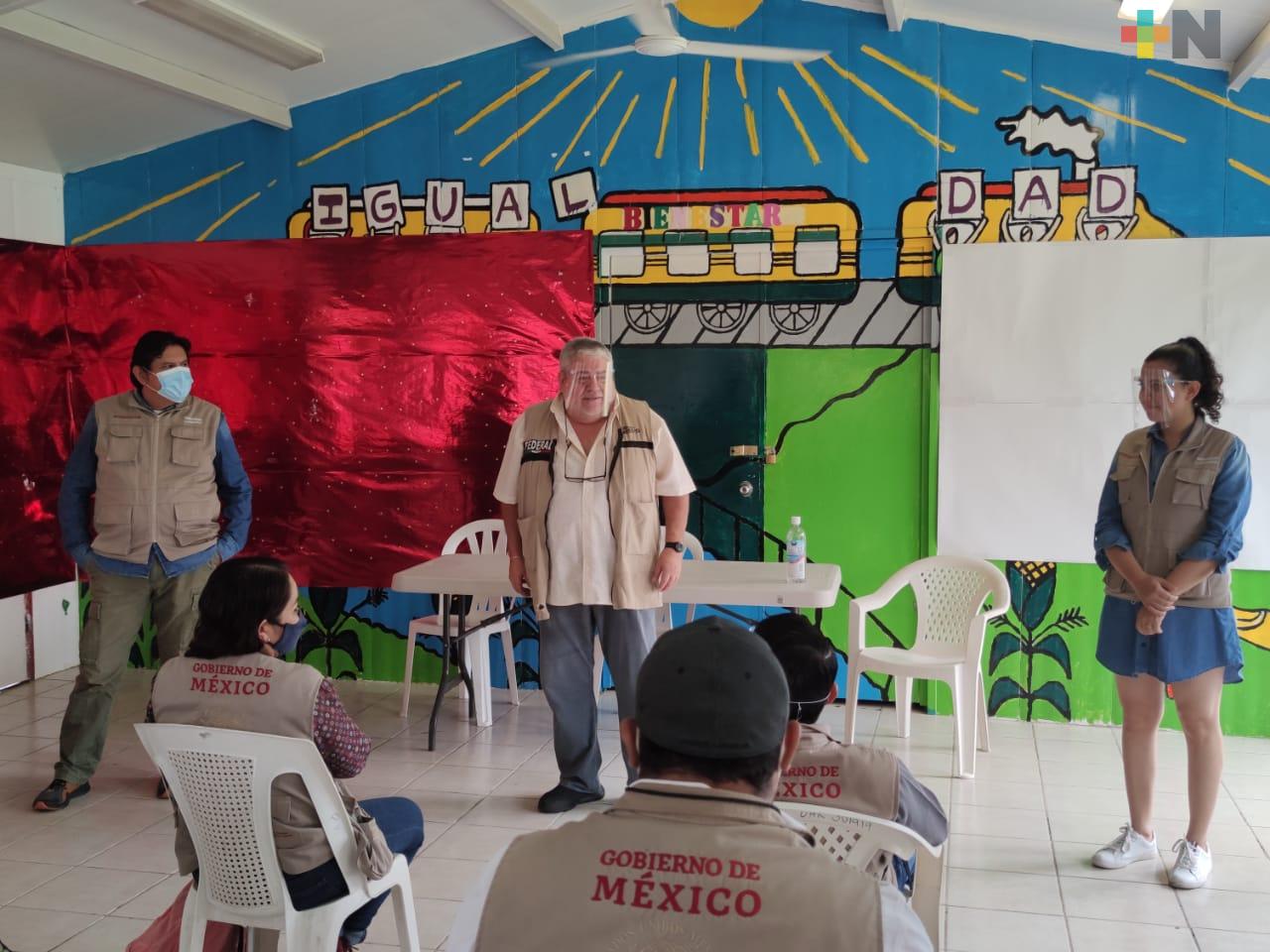 En Coatzacoalcos, Manuel Huerta anuncia cambio en Dirección Regional de Secretaría del Bienestar