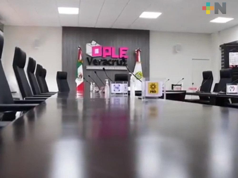 Aprobó OPLE Veracruz lista de aspirantes a presentar exámenes para ocupar cargos en dicho instituto