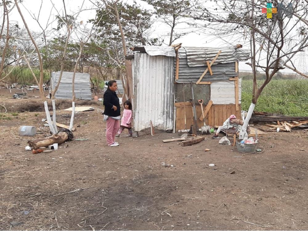Regresan familias a invadir área natural protegida del municipio de Veracruz